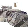 Korean-style wedding bedding set - Fully active European-colored cotton four-piece set 2026 quilt Item Picture